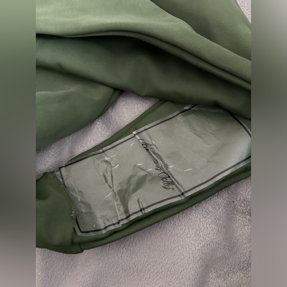 Olive green swimsuit - Picture 2 of 3